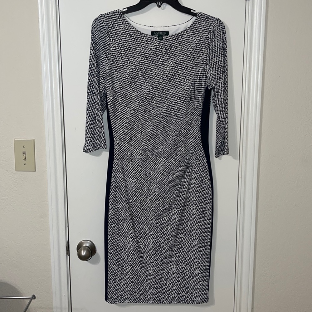 Ralph Lauren Fitted Work Dress Size 8